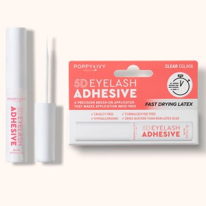 Poppy & Ivy 5D Brush on Latex Eyelash Adhesive - #EGLA06 - Clear