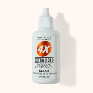 Poppy & Ivy 4x Extra Hold Latex-Free Eyelash Glue - #EGLA12 - Clear - 1oz