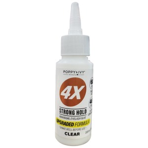 Poppy & Ivy 4x Extra Hold Latex Free Eyelash Glue - #EGLA15 - Clear - 2oz