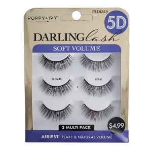 Poppy & Ivy 5D Darling Lashes 3 Pairs - #ELDM49 - Beam Poppy & Ivy 5D Darling Lashes 3 Pairs - #ELDM49 - Beam