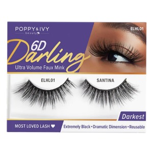 Poppy & Ivy 6D Darling Lashes #ELHL01 - Santina