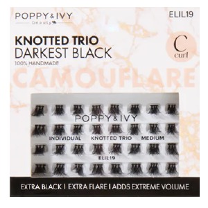 Poppy & Ivy Camouflare Knotted Trio Individual Lash - #ELIL19 - Medium Poppy & Ivy Camouflare Knotted Trio Individual Lash - #ELIL19 - Medium
