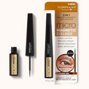 Poppy & Ivy Magnetic Liquid Eyeliner - #ELME02 - Micro Tip