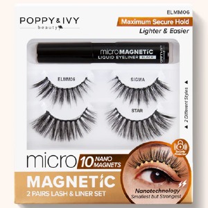 Poppy & Ivy Mercy Micro Magnetic Eyelash & Eyeliner Set - #ELMM06 - Sigma & Star