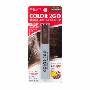 Absolute Color 2 Go - Instant Root Touch Up Hair Stick Jumbo #HCHM04 - Dark Brown