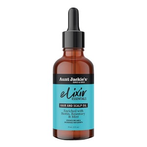 Aunt Jackie's Elixir Essential Hair & Scalp Oil (2oz) Biotin, Mint