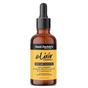 Aunt Jackie's Elixir Essential Hair & Scalp Oil (2oz) Saw Palmetto