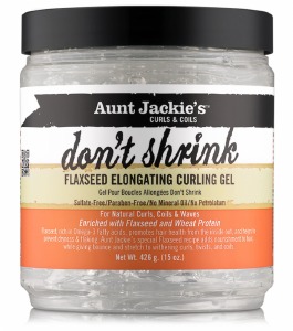Aunt Jackie's Don't Shrink Flaxseed Elongating Curling Gel 15oz