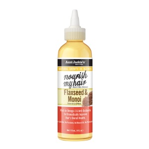 Aunt Jackie's Nourish My Hair Flaxseed & Monoi Natural Growth Oil 4oz Aunt Jackie's Nourish My Hair Flaxseed & Monoi Natural Growth Oil 4oz