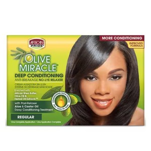 African Pride Olive Miracle Anti-Breakage No-Lye Relax - Regular