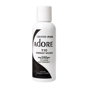 Adore Semi-Permanent Hair Color - 110 - Darkest Brown