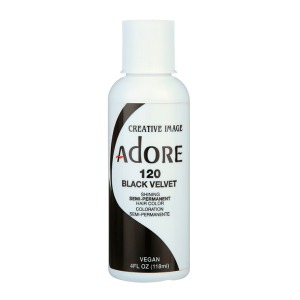 Adore Semi-Permanent Hair Color - 120 - Black Velvet