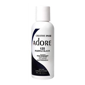 Adore Semi-Permanent Hair Color - 125 - Purple Black
