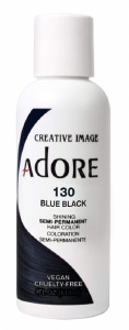 Adore Semi-Permanent Hair Color 130 Blue Black 4oz