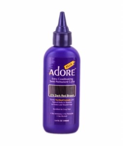 Adore Plus Semi-Permanent Hair Color - 374 - Dark Red Brown - 3.4oz
