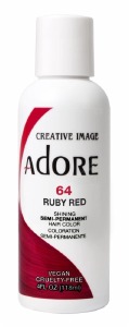 Adore Semi-Permanent Hair Color 064 Ruby Red 4oz