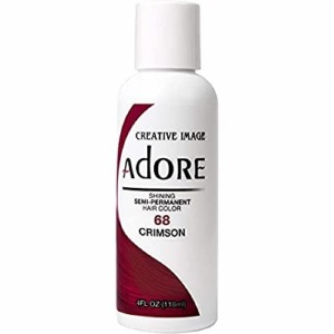 Adore Semi-Permanent Hair Color 068 Crimson 4oz