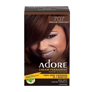 Adore Cream Permanent Hair Color #707 - Medium Chestnut