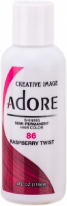 Additional picture of Adore Semi-Permanent Hair Color - 086 - Raspberry Twist - 4oz