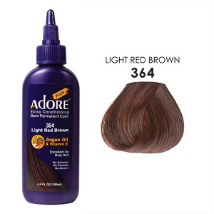 Adore Plus Semi-Permanent Hair Color - 364 - Light Red Brown