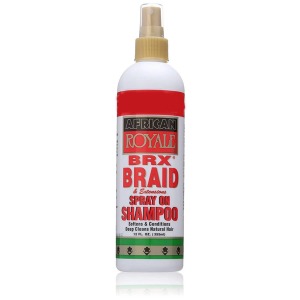 African Royale BRX Braid Spray-On Shampoo 12oz African Royale BRX Braid Spray-On Shampoo 12oz