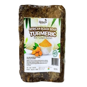 African Black Soap 16oz - Turmeric