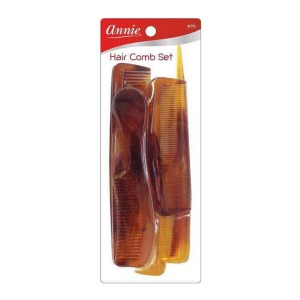 Annie Family Hair Comb Set 6 pcs Tortoise #70