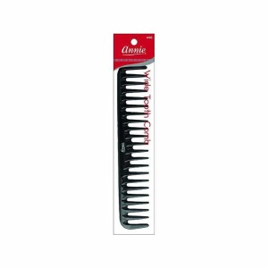 Annie Wide Tooth Comb - #0088 - Black