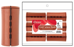 Annie Cold Wave Rod - X-Jumbo - 6 Pack - #1122 - Brown