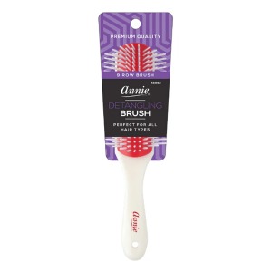 Annie Ergo Rubber Cushion Detangling Brush 9 Row #2052