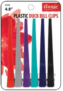 Plastic Duck Bill Clips 4.8" #3186