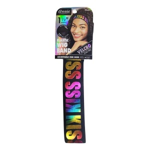 Annie Patterned Elastic 1 1/2 " Wig Band - #3471