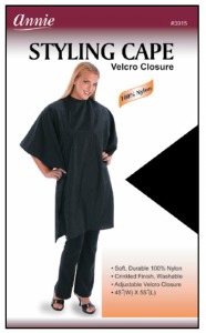 Styling Cape 45" x 55", Black #3915