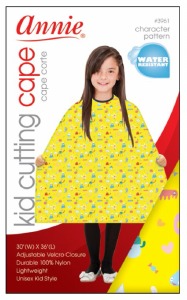 Kid Cutting Cape, Yellow Pattern #3961