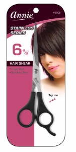 Hair Shears 6.5" Black #5005