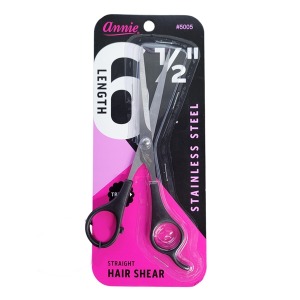 Annie 6.5" Hair Shears #5005 - Black Annie 6.5" Hair Shears #5005 - Black