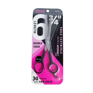 Annie 6 3/4" Thinning Shears 30 Teeth #5018 - Black Annie 6 3/4" Thinning Shears 30 Teeth #5018 - Black