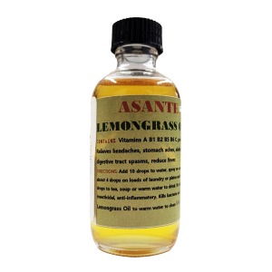 Asante Organics Lemongrass Oil - 2oz