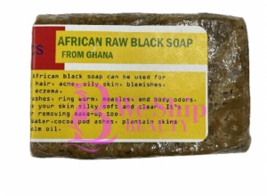 Asante Raw African Black Soap 8oz