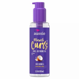 Aussie Miracle Curls Curl-Defining Oil Hair Treatment 3.2oz