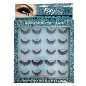 BlackPink Premium 3D Faux Mink Lash 10 Pairs #BP10P004 - Foxy Chic BlackPink Premium 3D Faux Mink Lash 10 Pairs #BP10P004 - Foxy Chic