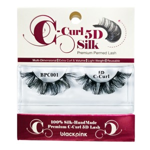 Black Pink 5D C-Curl Silk Premium Permed Lash #BPC001