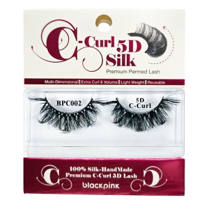 Black Pink 5D C-Curl Silk Premium Permed Lash #BPC002