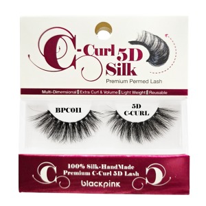 Black Pink 5D C-Curl Silk Premium Permed Lash #BPC011
