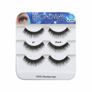 Broadway Eyes Eyelashes - BLAT01 - Black