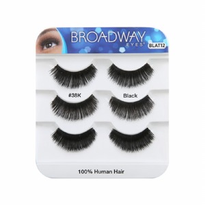 Kiss Broadway Eyes Eyelashes #12, Black
