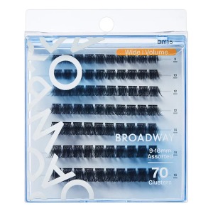 Additional picture of DIY Cluster Lashes Wide I Volume #DIY15 - 70pcs