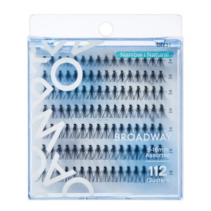 Additional picture of DIY Cluster Lashes Narrow I Natural #DIY31 - 112pcs