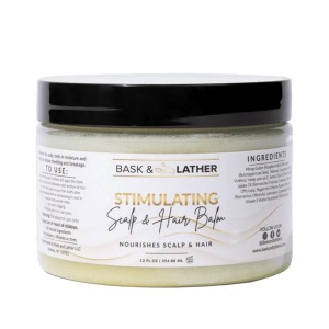 Bask & Lather Stimulating Scalp & Hair Balm 6oz