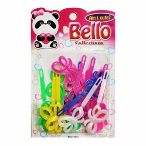Bello Hair Barrettes - Bows - #28022 - Assorted Colors